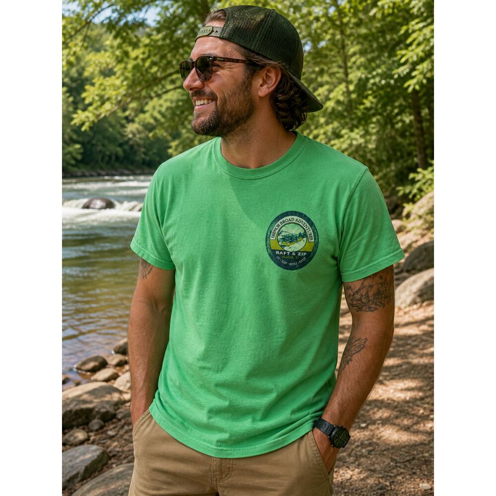 French Broad Adventures Raft & Zip Marshall, NC Eat, Sleep, Paddle, Repeat Tee M